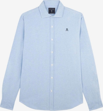 Scalpers Regular fit Button Up Shirt in Blue: front