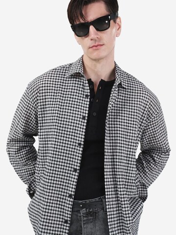 Comfort fit Camicia di Giesto in nero