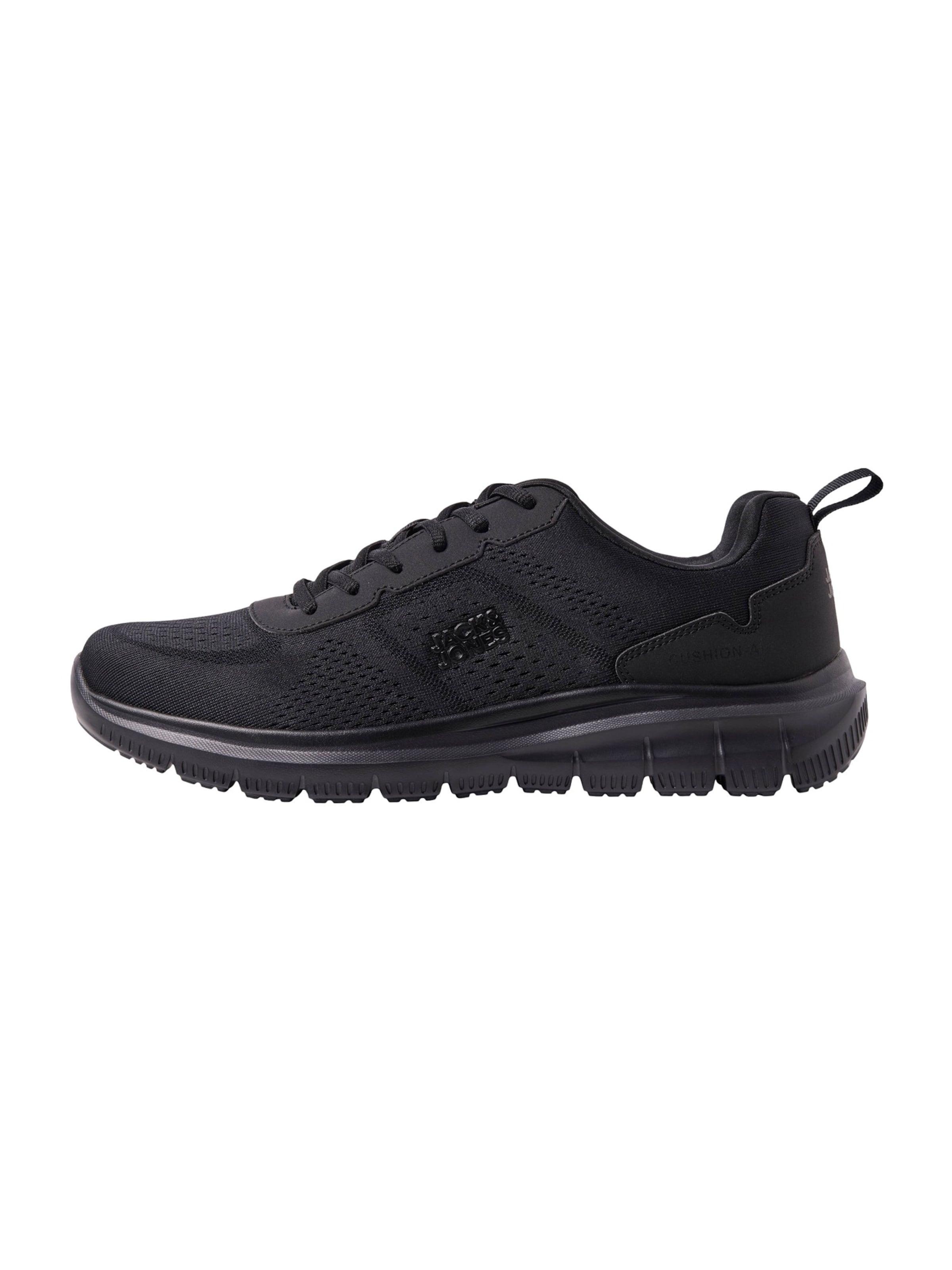 Baskets basses 'JFWCRESCENT' JACK & JONES en gris : devant