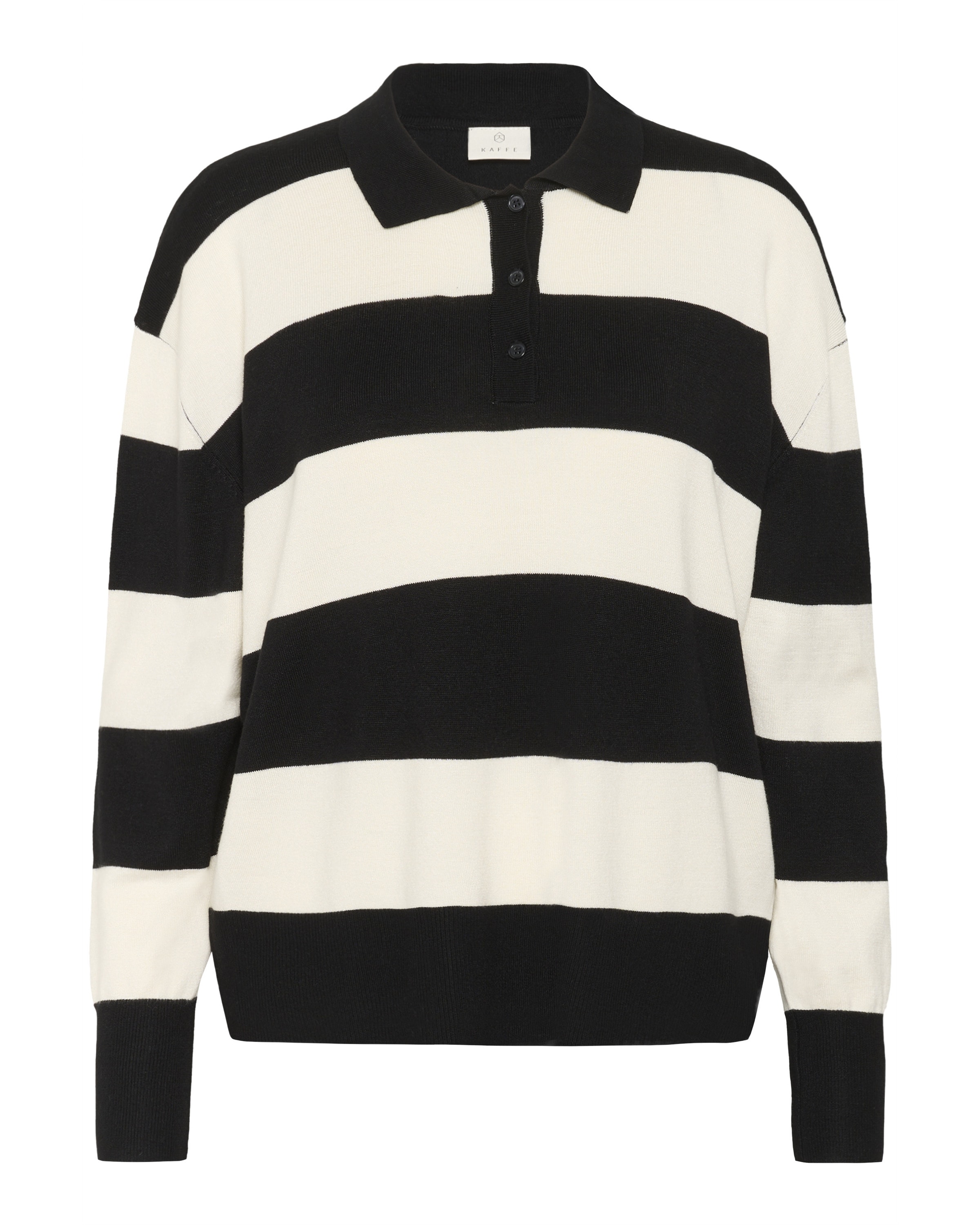 Kaffe Πουλόβερ 'KALizza' σε μαύρο: μπροστά