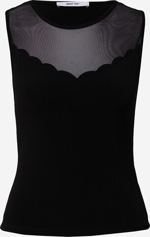 ABOUT YOU Top 'Nena' in Black: front