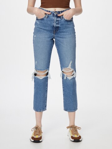 ONLY Regular Jeans 'FINE' in Blauw: voorkant