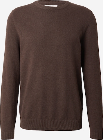 JJ Rebel Pullover 'JREBCALLUM' i brun: forside