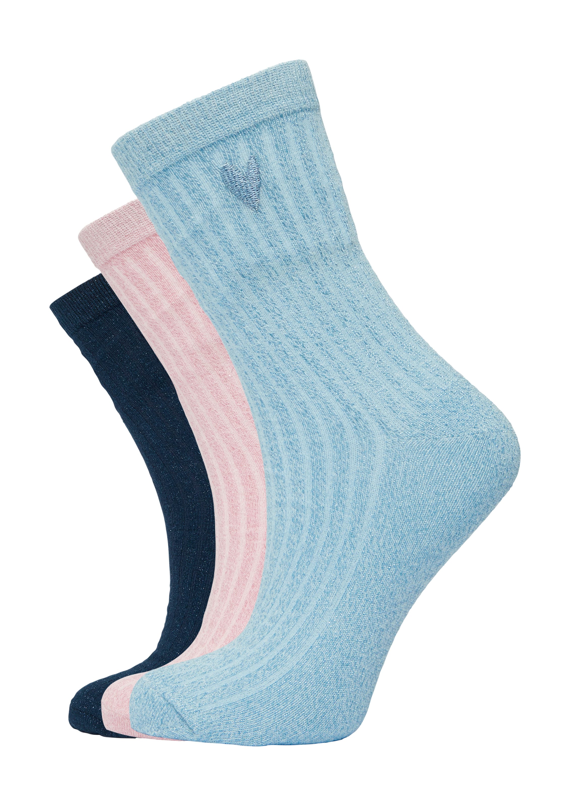 COMMA Socks in Blue: front