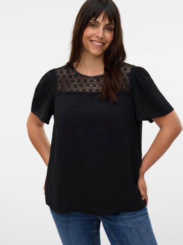 Vero Moda Curve Blouse 'VMCalva' in Black: front