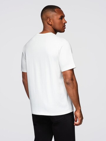 balts Ombre T-Krekls