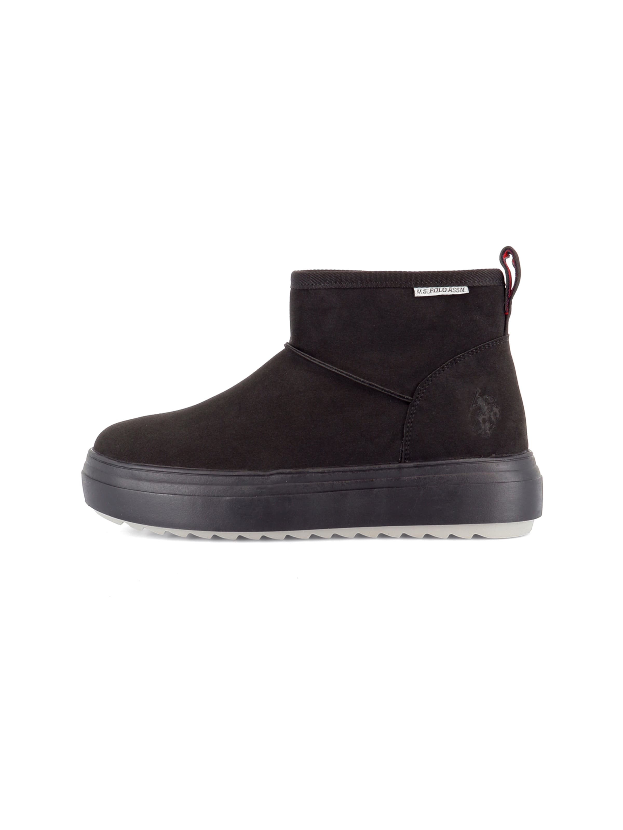US POLO ASSN. Boots 'Icy' in Black: side