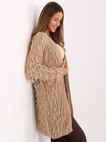 Madnezz House Strickjacke '0820.85' in Beige