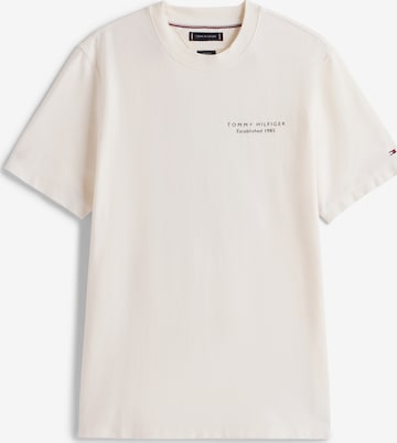 T-Shirt TOMMY HILFIGER en jaune : devant