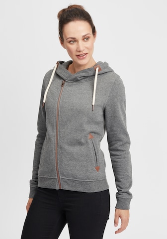 Veste de survêtement 'Vicky' Oxmo en gris : devant