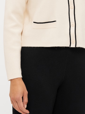 Vero Moda Petite Knit cardigan 'VMGOLD' in Beige