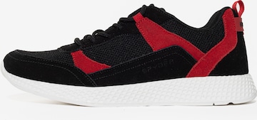 Sneaker bassa di Spyder in nero: frontale