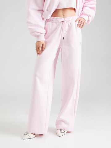 Juicy Couture Wide leg Pants 'Dach Alex' in Pink: front