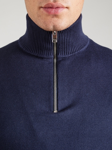 SELECTED HOMME Pullover 'SLHBERG' in Blau