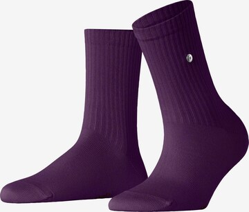 BURLINGTON Socks 'Fleet Street' in Purple: front