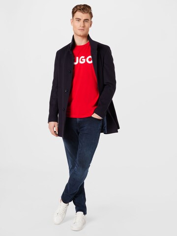 HUGO Shirt 'Dulivio' in Rood