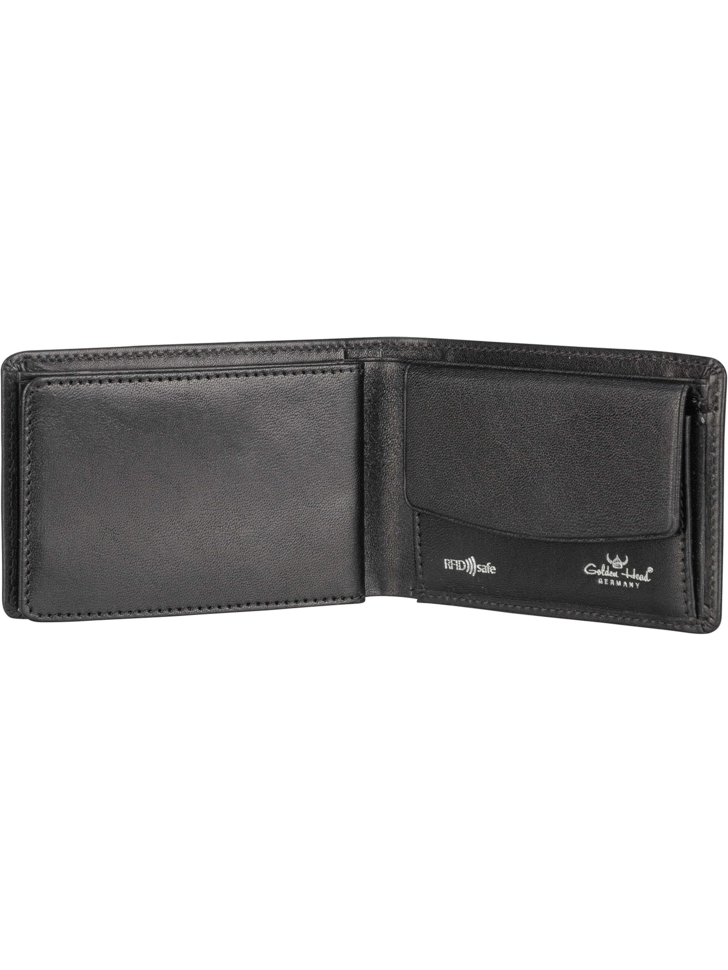 Porte-monnaies 'Colorado RFID Protect' GOLDEN HEAD en noir