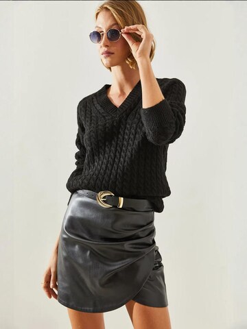 Pull-over 'Pullover' Bianco Lucci en noir