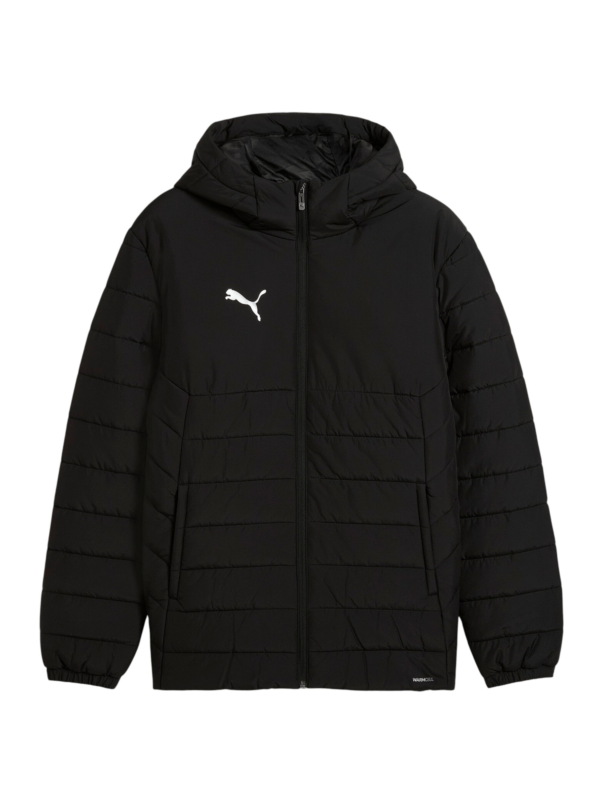 PUMA Outdoorjacke 'TeamAdditions' in Schwarz: Vorderseite