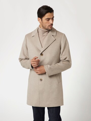 GUESS Between-Seasons Coat in Beige: front