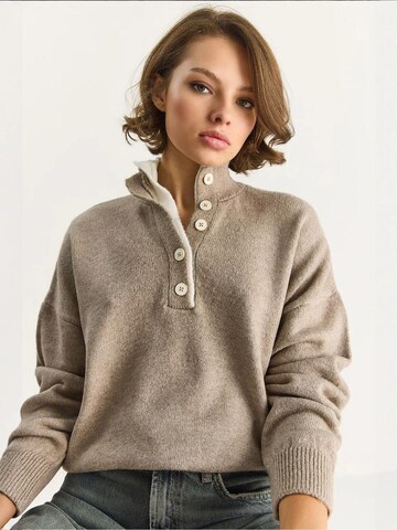 Bianco Lucci Pullover 'Pullover' in Beige