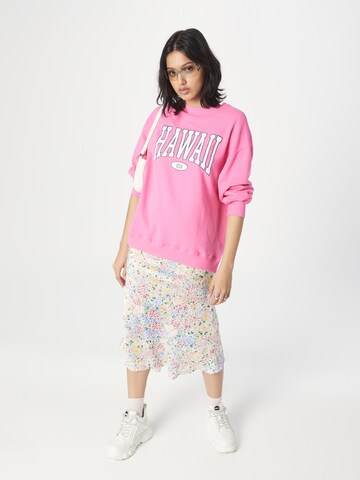 HOLLISTER Sweatshirt in Roze