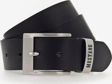 Ceinture MUSTANG en noir : devant