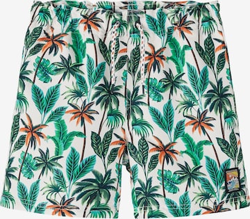 NAME IT Board Shorts 'Zoccas' in Green: front