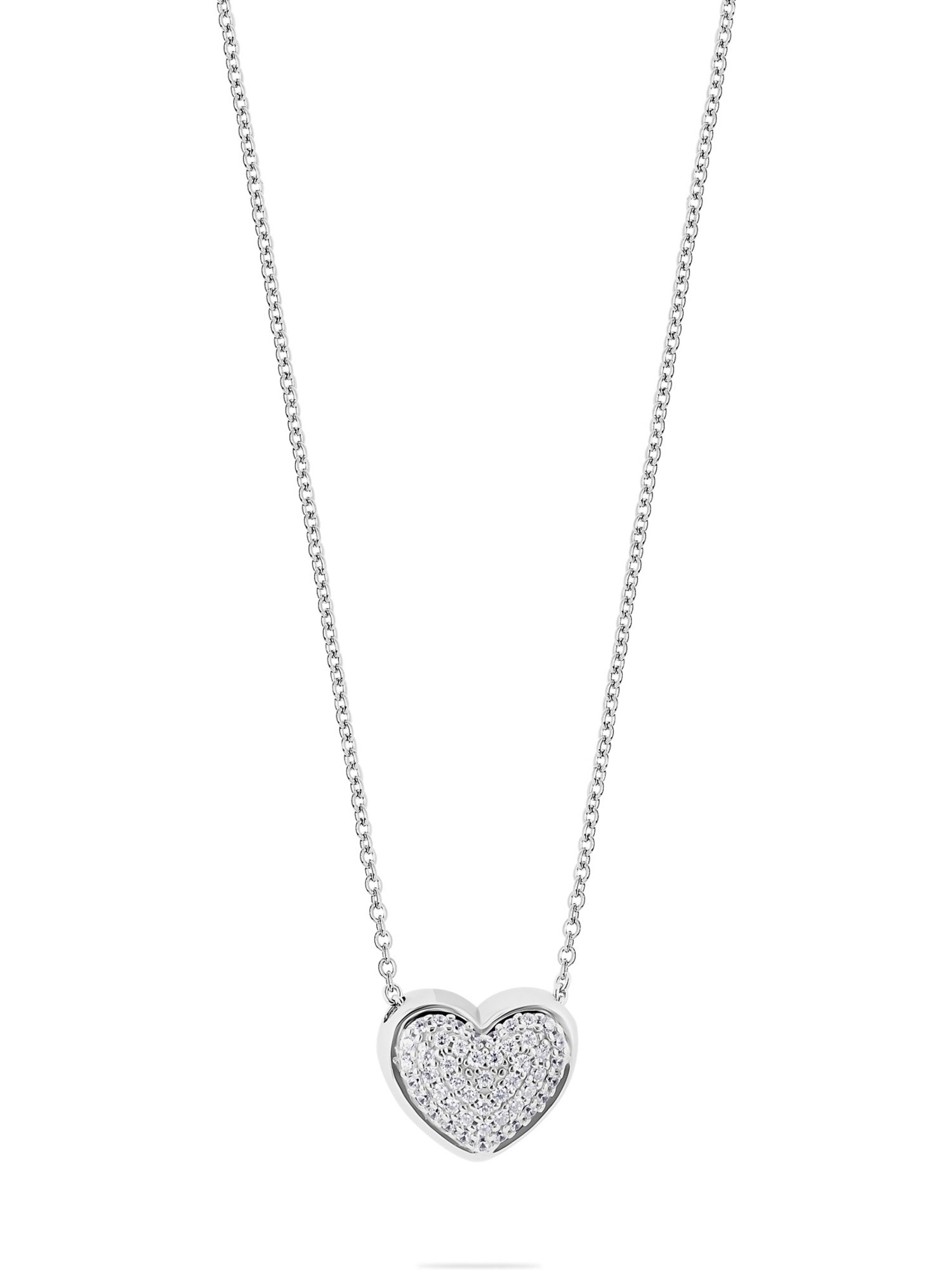 JETTE Necklace in Silver: front
