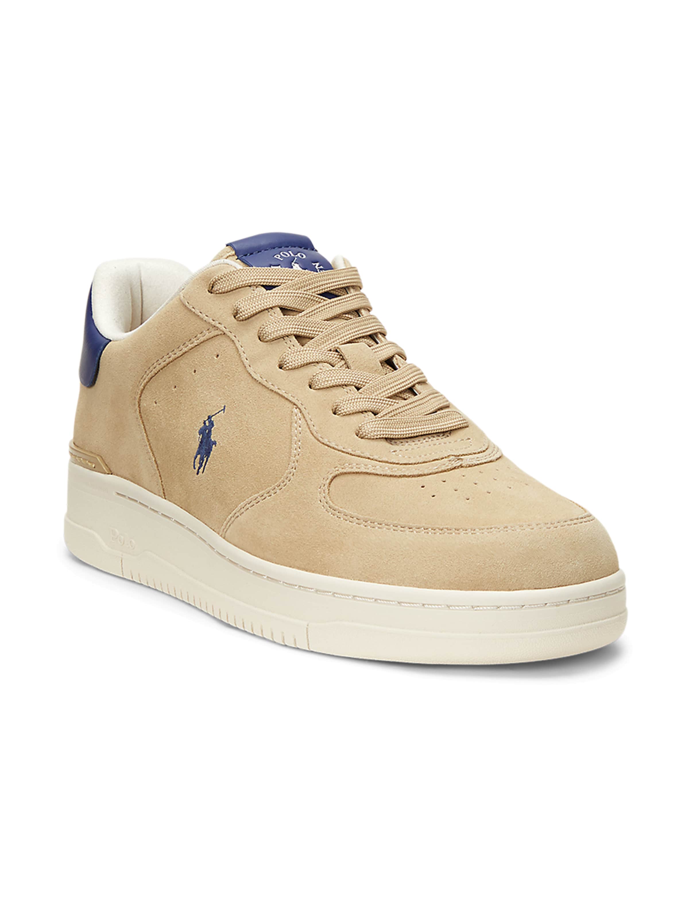 Polo Ralph Lauren Platform trainers 'MASTERS CRT' in Beige: front