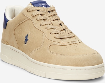 Polo Ralph Lauren Platform trainers 'MASTERS CRT' in Beige: front