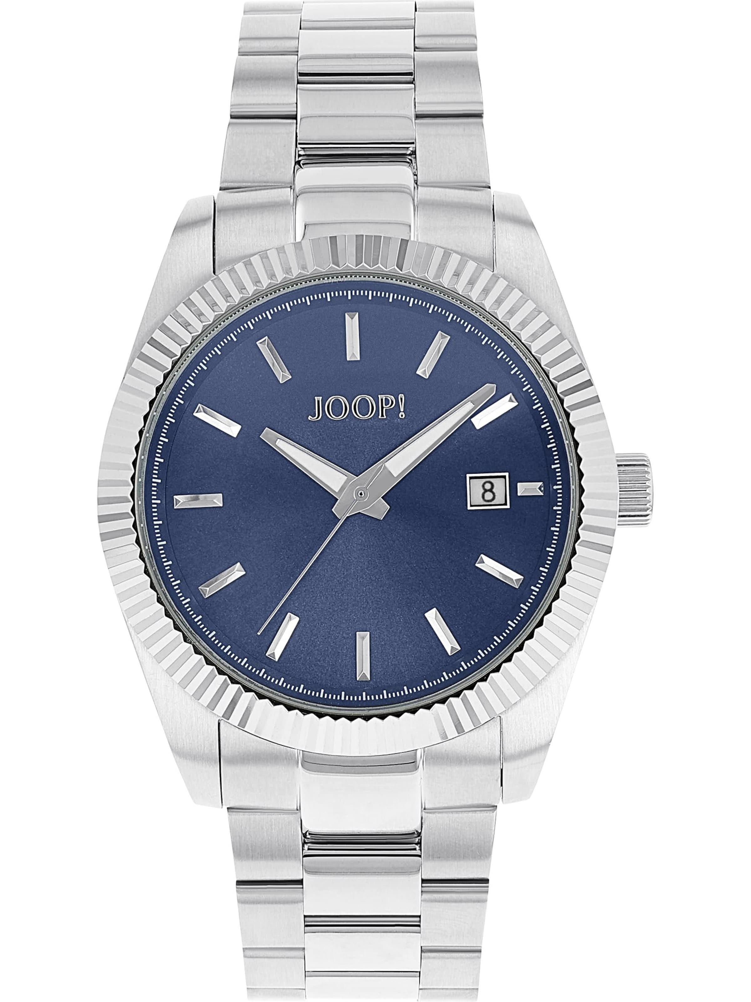 JOOP! Analoguhr in Blau: Vorderseite