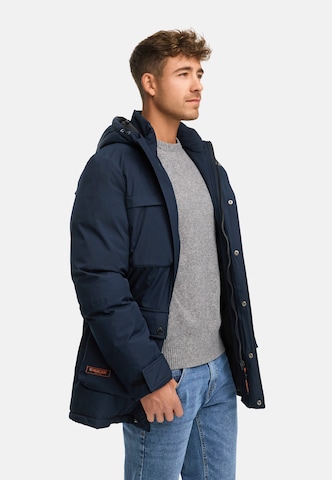 Manteau d’hiver 'INTardil' INDICODE JEANS en bleu