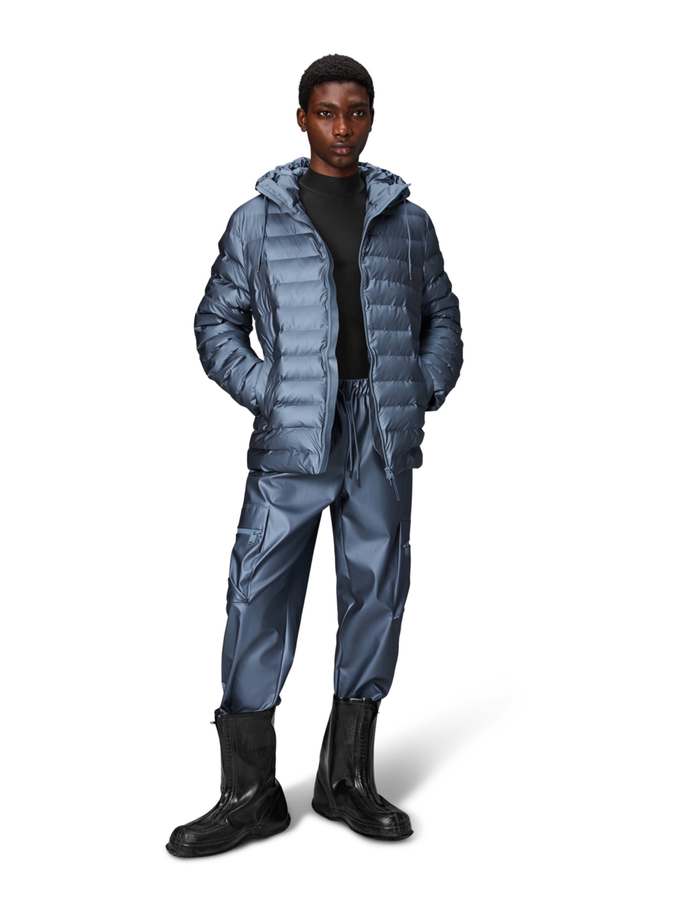 RAINS Overgangsjakke 'Lohja' i blå