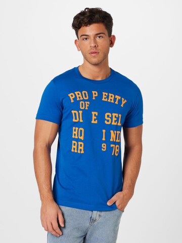 T-Shirt 'Diegor' DIESEL en bleu : devant