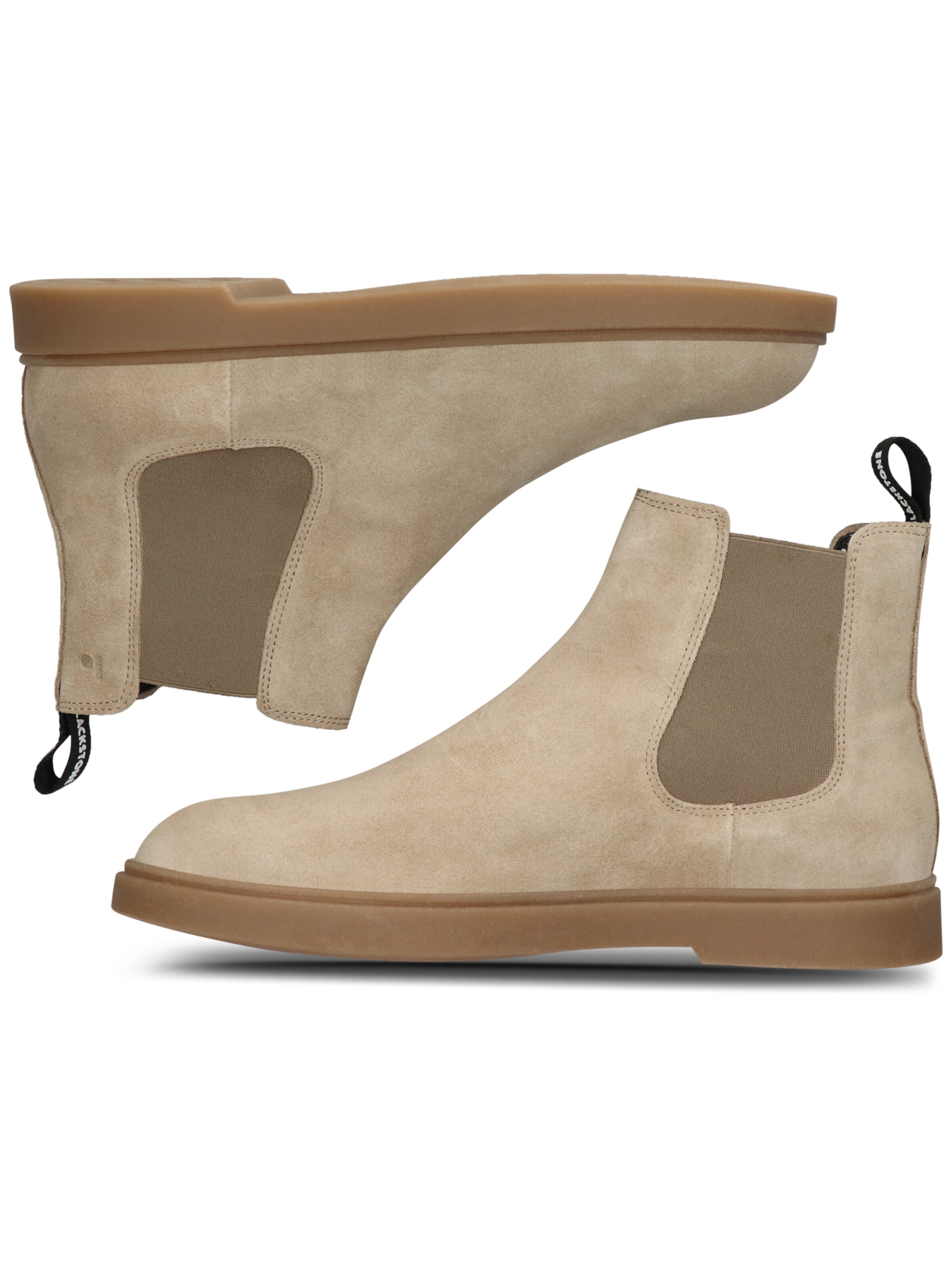BLACKSTONE Chelsea boots 'PAVE DEAN' i beige