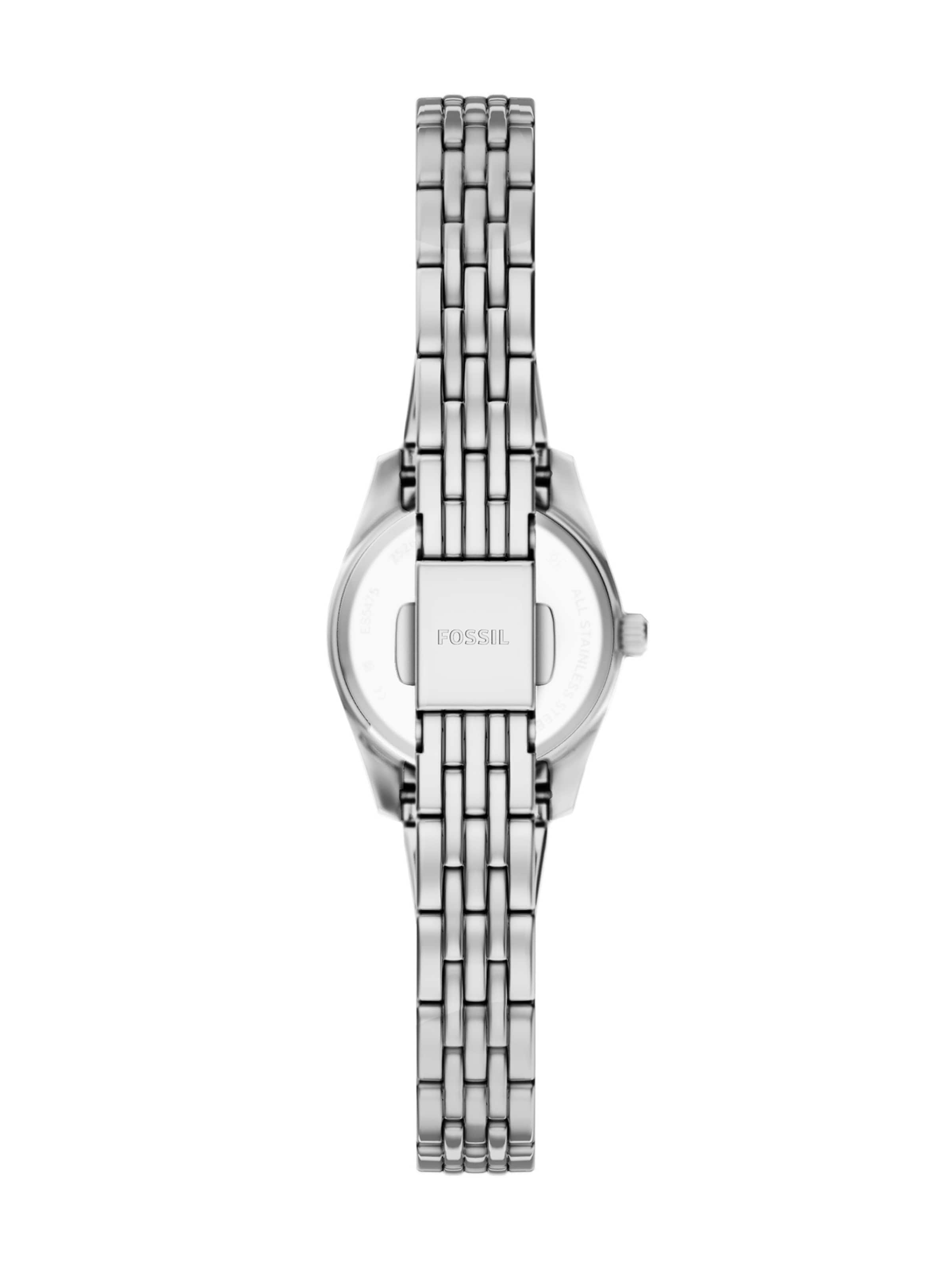 FOSSIL Analoog horloge 'Scarlette' in Zilver