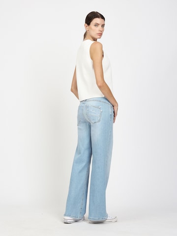 Loosefit Jean '94AMELIE WIDE ' Gang en bleu