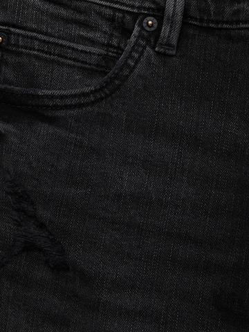 Pull&Bear Ozke Kavbojke | črna barva