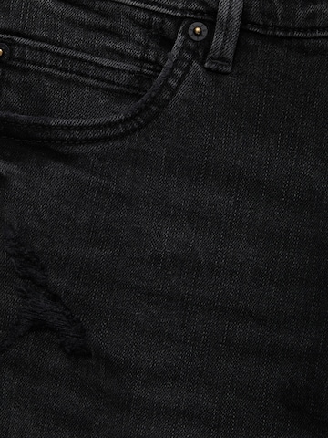 Pull&Bear Tapered Jeans in Schwarz