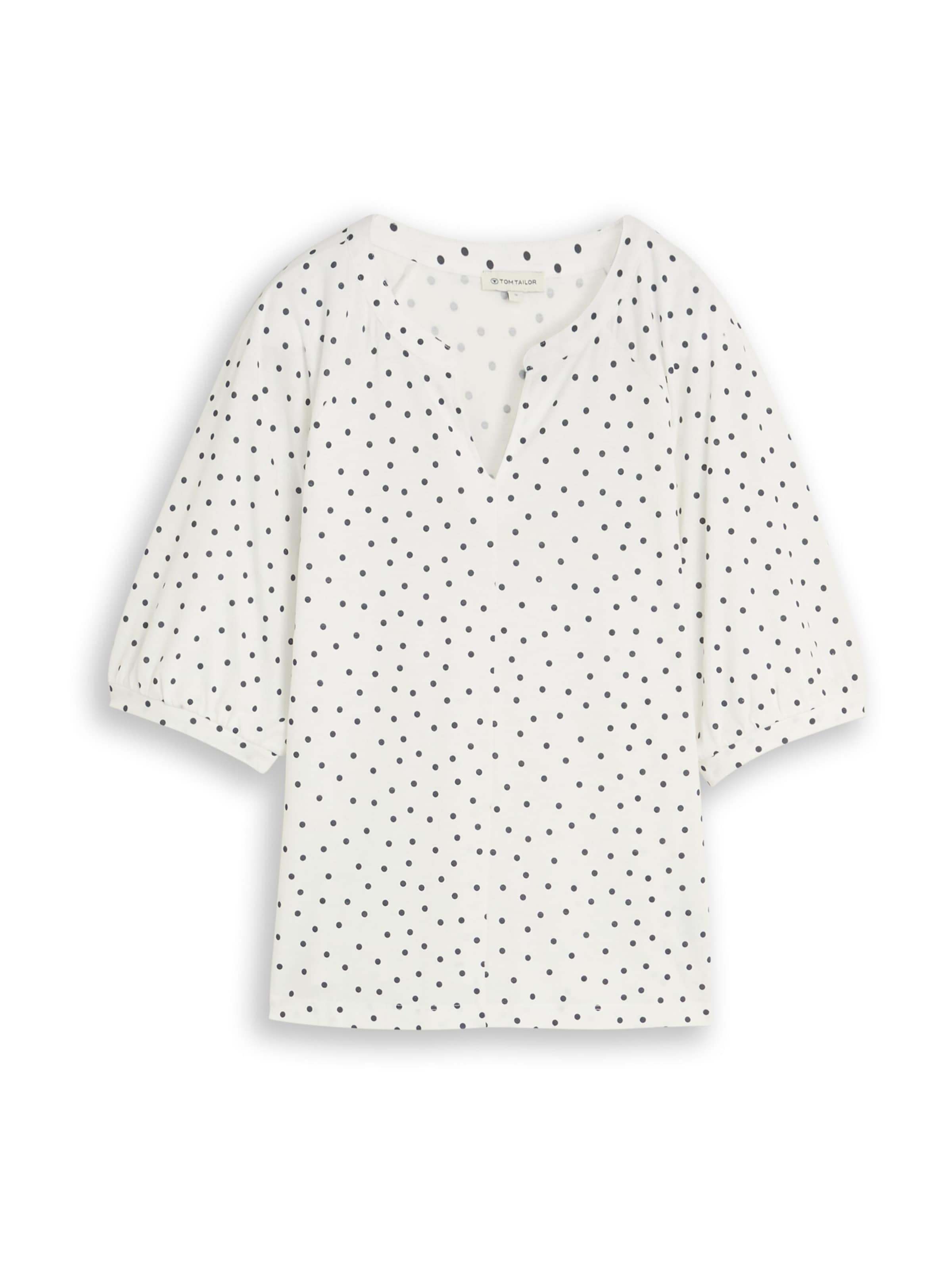 Chemisier TOM TAILOR en blanc : devant