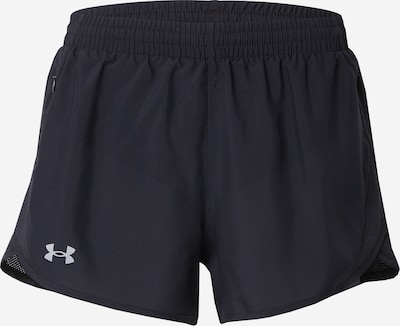 UNDER ARMOUR Sportbroek 'Fly-By 3' in de kleur Grijs / Zwart, Productweergave