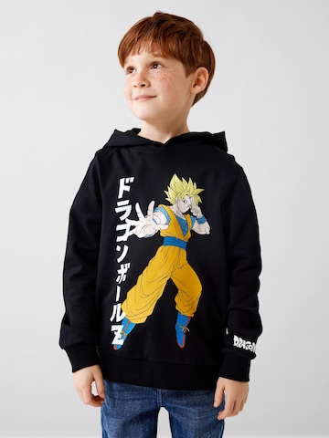 NAME IT Sweatshirt 'DRAGON BALL' in Black: front