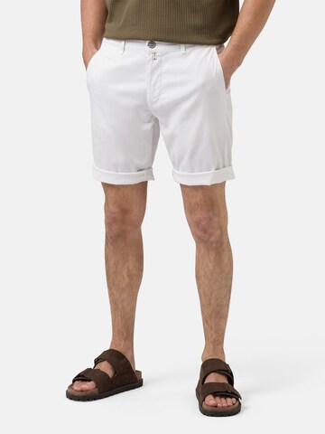 PIERRE CARDIN Regular Chino Pants 'Lyon' in White: front