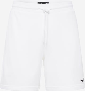 regular Pantaloni di HOLLISTER in bianco: frontale