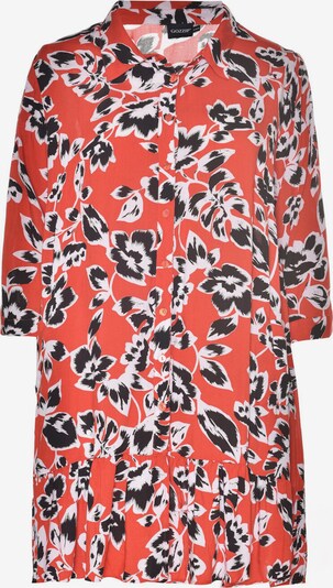 GOZZIP Tunika 'Edith' in orange / schwarz / weiß, Produktansicht