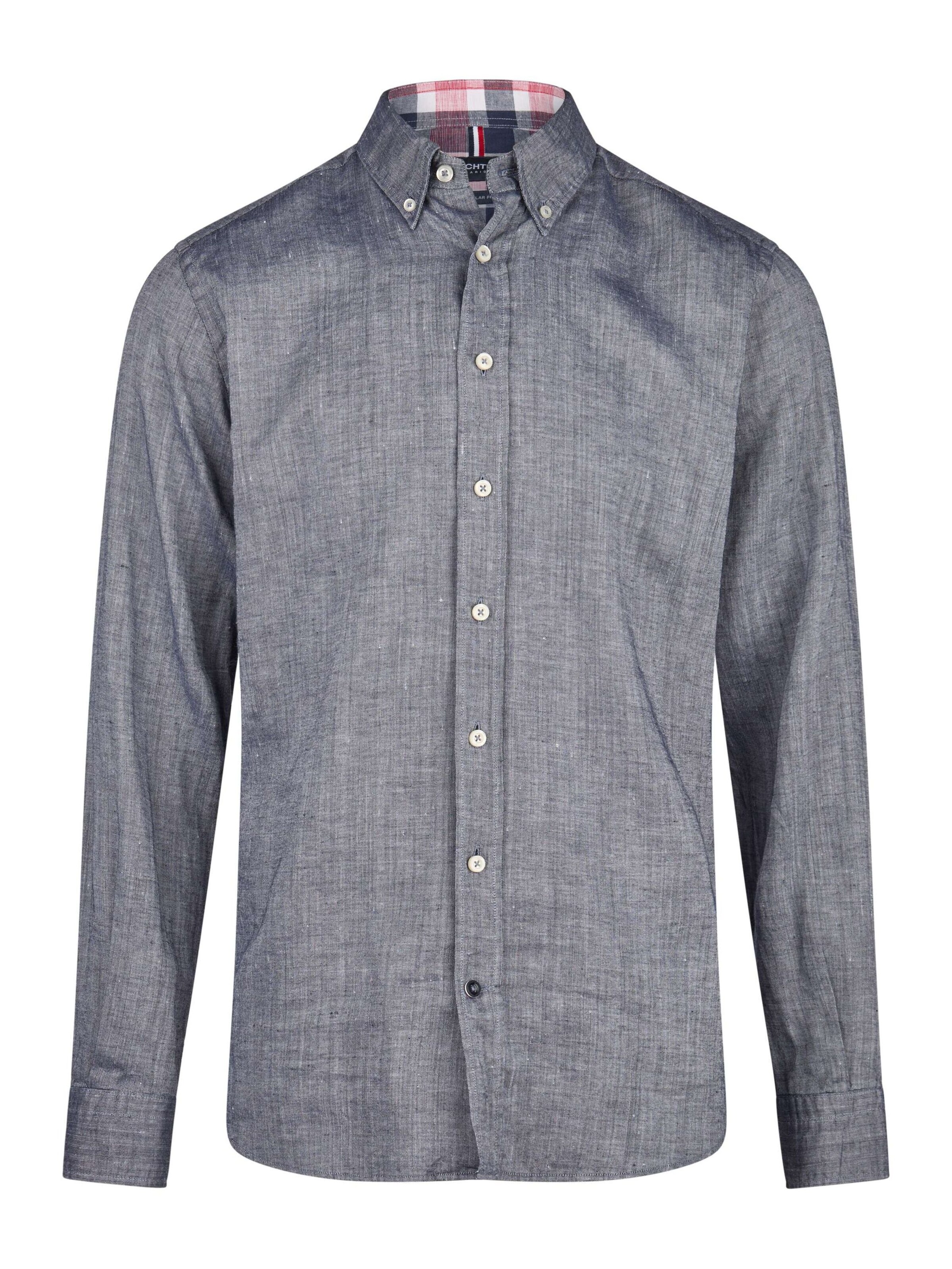 Coupe regular Chemise HECHTER PARIS en bleu : devant