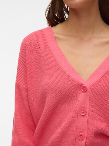 VERO MODA Knit cardigan 'VMNew Lexsun' in Orange