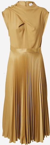 Closet London Dress in Gold: front