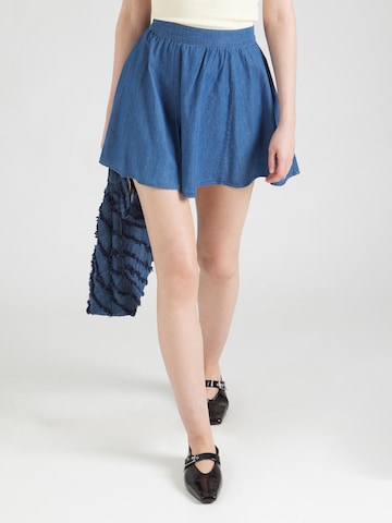 Jupe 'ONLNOVA' ONLY en bleu : devant
